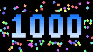 1000 Seconds Pixels Explode Timer