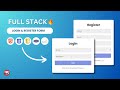 Create Full Stack Login And Register Form With User & Admin Page Using HTML CSS PHP & MySQL Database