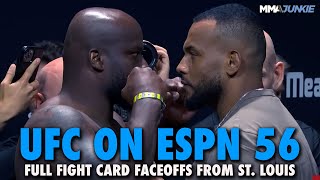 UFC St. Louis Full Fight Card Faceoffs | UFC on ESPN 56 | Ceremonial Weigh ins