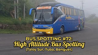 BUS SPOTTING #72: High Altitude Bus Spotting | Taloy Sur, Tuba, Benguet