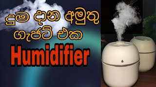 දුම දාන අමුතු ගැජට් එක? Humidifier එකක Full Review එක