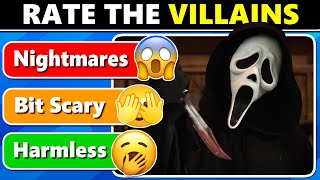 Tier List: Horror Movie Villains 😱 (45 Scariest Horror Movie Characters) 😱