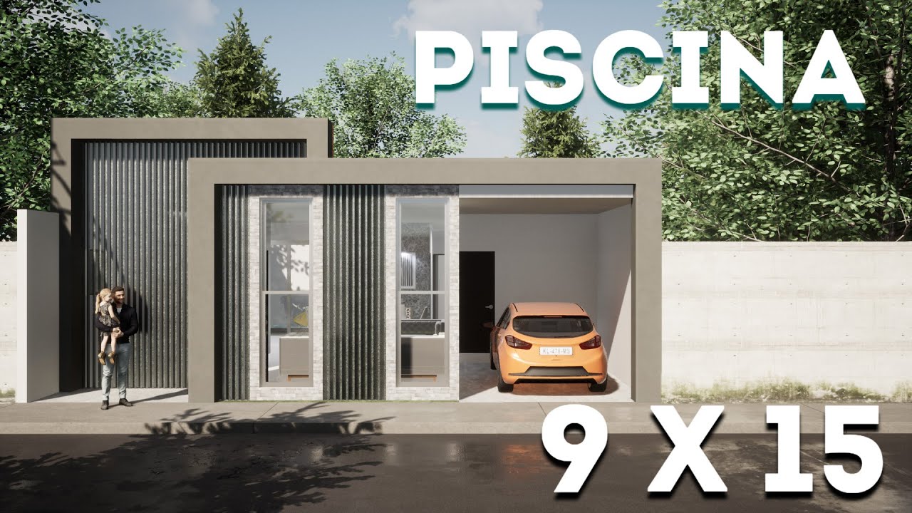 Aprender Acerca 119+ Imagen Planos De Casas Pequeñas Con Piscina ...