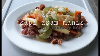 Resep Sapi asam manis | tangsuyuk recipe | chinese food