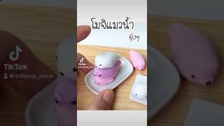 โมจิแมวน้ำ อุ๋งๆ🦭🦭🦭 #ของจิ๋ว #diy