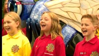 Encore Youth Choir Sing On BBC Breakfast 2022