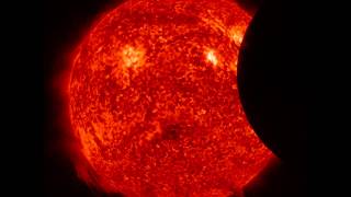 Partial Solar Eclipse From Space - Feb. 21, 2012