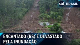 RS: Cidade de Encantado no Vale do Rio Taquari é devastada pela inundação | SBT Brasil (06/05/24)