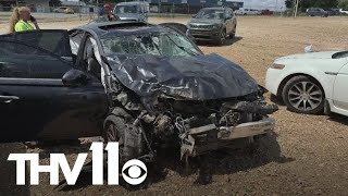Family in Arkansas shares story of devastating car crash and rescue