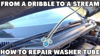 How to Repair Washer Nozzle Tube Without Having To Replace All Of It