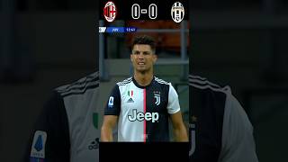 AC Milan vs Juventus Ronaldo x Ibrahimovic 4-2🔥#football #youtube #shorts