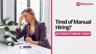 Automate Candidate Screening (2025) | Bulk Hiring | Hirevire One-Way Video Interview Software Demo