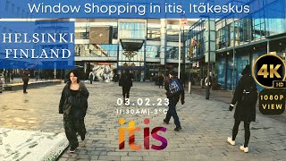 Itis - Itäkesukus - Helsinki, Finland 🇫🇮- Window Shopping! 4K-HDR Walking Tour (16min) #myhelsinki