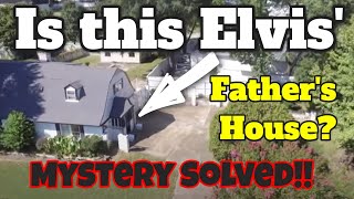 Drone Footage Vernon Presley Home Beside Graceland 1266 Dolan Drive Memphis Tennessee