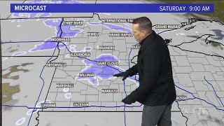 WEATHER: Weekend snow \u0026 falling temperatures