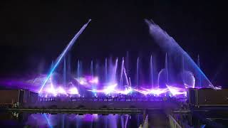 【Taiwan 2023】花蓮鯉魚潭夜間水舞+煙火 (Night Water Show \u0026 Firework @ Liyu Lake, Hualien)