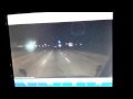 Dash cam footage deer gets destroyed