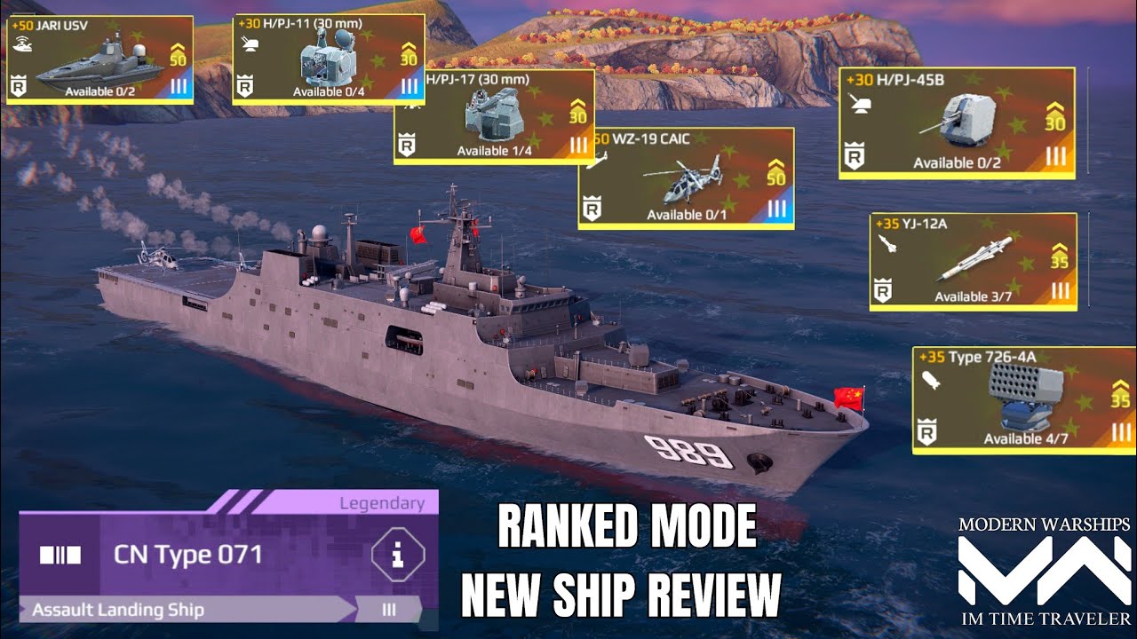 Modern Warships Cn Type 071 Review Youtube