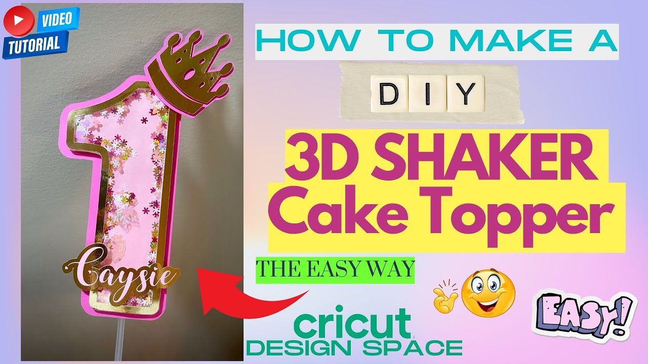 Shaker Cake Topper Tutorial At Albert Prowell Blog