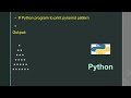 # Python program to print pyramid pattern