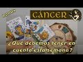 CANCER ✍️ OFRECIMIENTO AMOR ESTABLE Y SERIO, PERSONA MADURA VIENE A SACARTE DEL DOLOR