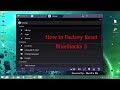 How To Factory Reset BlueStacks 3 || Latest Version 2017