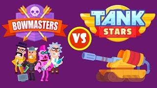 Bowmasters vs Tank Stars Gameplay | 2K 1440p