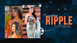 Viral Instagram Ripple Effect Transition Tutorial | Capcut Video Editing