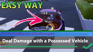 Deal Damage with a Possessed Vehicle - Fortnitemares 2020 Challenges