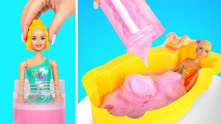 Unboxing Color Reveal Dolls || Cool Water Experiments!