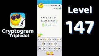 Cryptogram Tripledot Level 147 Answer | SolutionGuruji