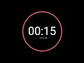 15 Second Countdown Timer / iPhone Timer Style