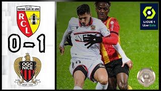 Racing Club de Lens 0 - 1 OGC Nice | Résumé et Buts | Ligue 1
