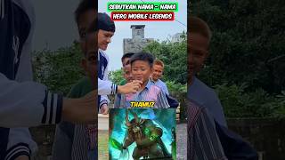 Sebutkan nama hero mobile legends #mobilelegends #heromobilelegends #shortsviral