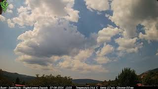 Buzet - Sveti Martin - Pogled prema Zapadu - 07.08.2024 - Day - TimeLapse