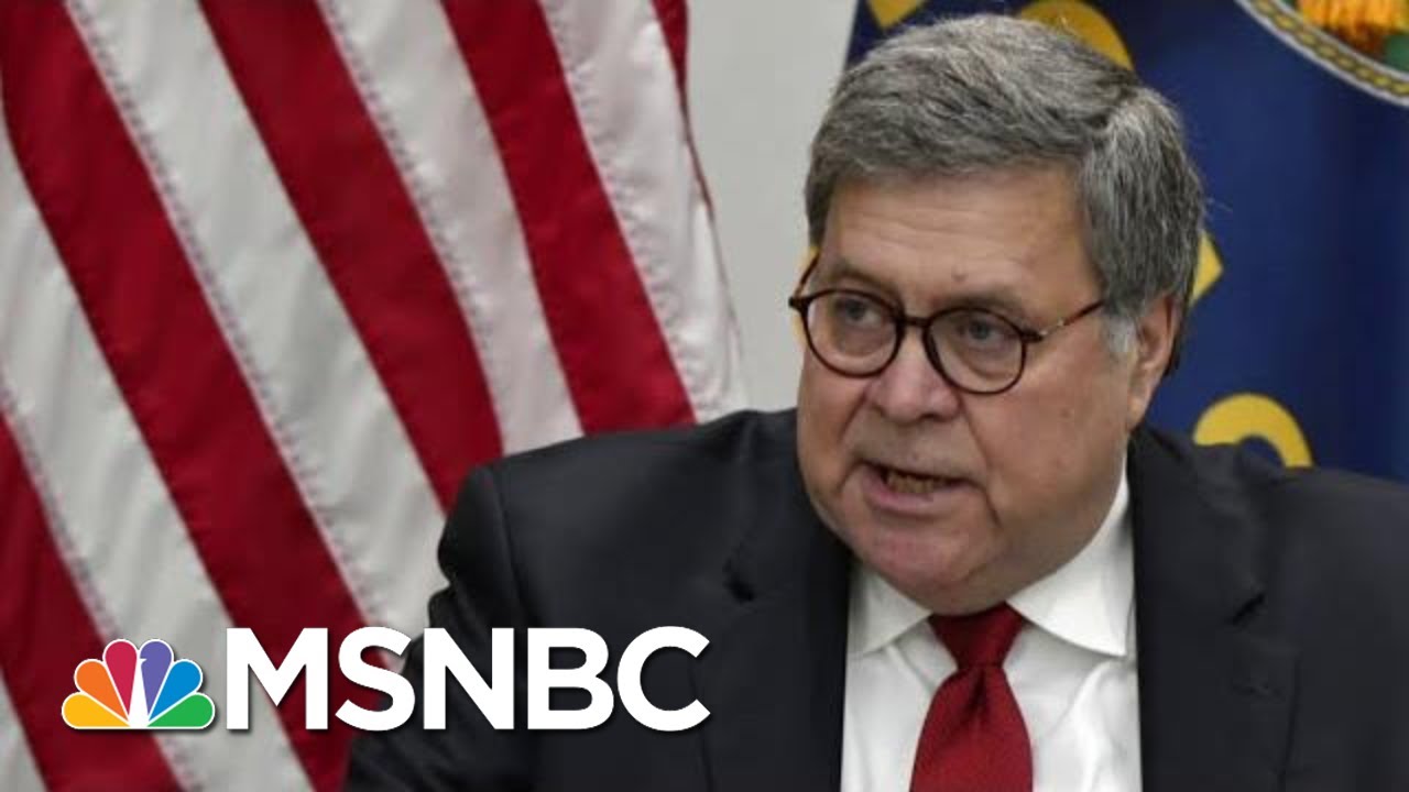 William Barr: President Trump's Tweets 'Make It Impossible For Me To Do ...