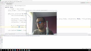 Lucas-Kanade 방법을 사용한 광학 흐름 - Python 3을 사용한 OpenCV 3.4 튜토리얼 31