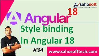 Style binding in Angular 18 | Data Binding in Angular | Angular 18 Tutorials in Hindi