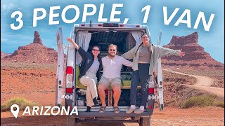 3 People in 1 Van?! | Van Life Arizona