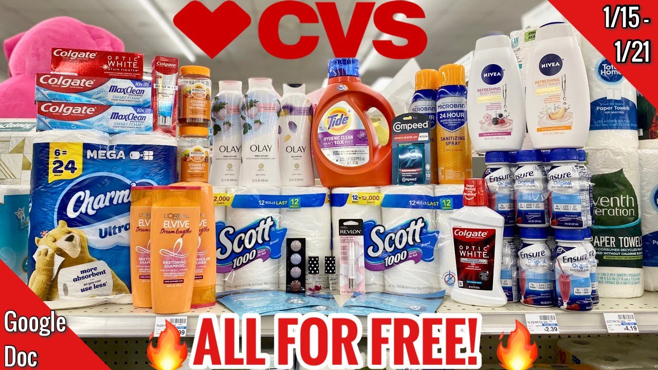 Cvs Free Cheap Couponing Deals Haul 1 15 1 21 2 Money Maker