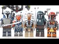 Lego Star Wars The Mandalorian Ahsoka Tano Bo-Katan Buzz Droid Sabine Wren Unofficial Minifigures