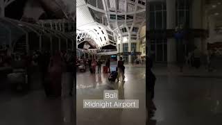 待つ人激混み！深夜の国際線到着ゲート #bali #airport #バリ島