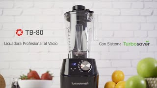 Licuadora al Vacío Turboblender TB 80 - Innovador Sistema