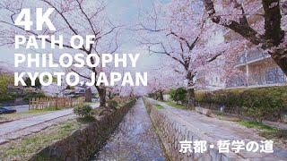 【4K】Path of Philosophy Kyoto,Japan（京都・哲学の道）