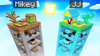 Mikey POOR vs JJ RICH Chunk With Cars in Minecraft (Maizen)