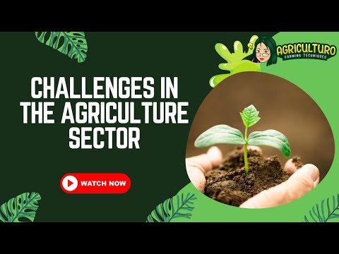 What are the challenges in agriculture?