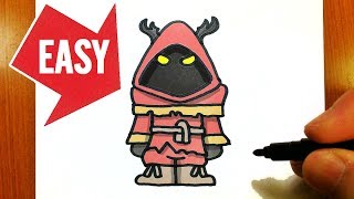 how to draw fortnite skins cloaked shadow easy cute drawing jolly art negi - how to draw fortnite skins easy