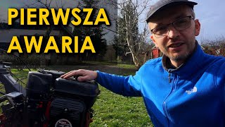 Pierwsza awaria ciągnika jednoosiowego Weima wm900