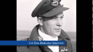 Colonel Don Blakeslee Interview - RCAF Part 1