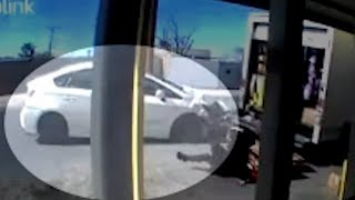 Tucson hit-and-run crash with box truck caught on camera